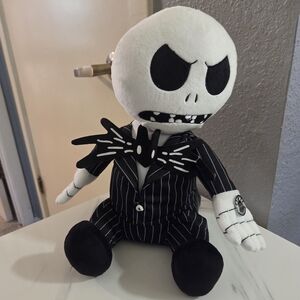 Jack Skellington Animated Plushie- Nightmare Before Christmas